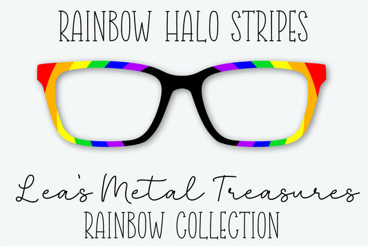 RAINBOW HALO STRIPES Eyewear Frame Toppers