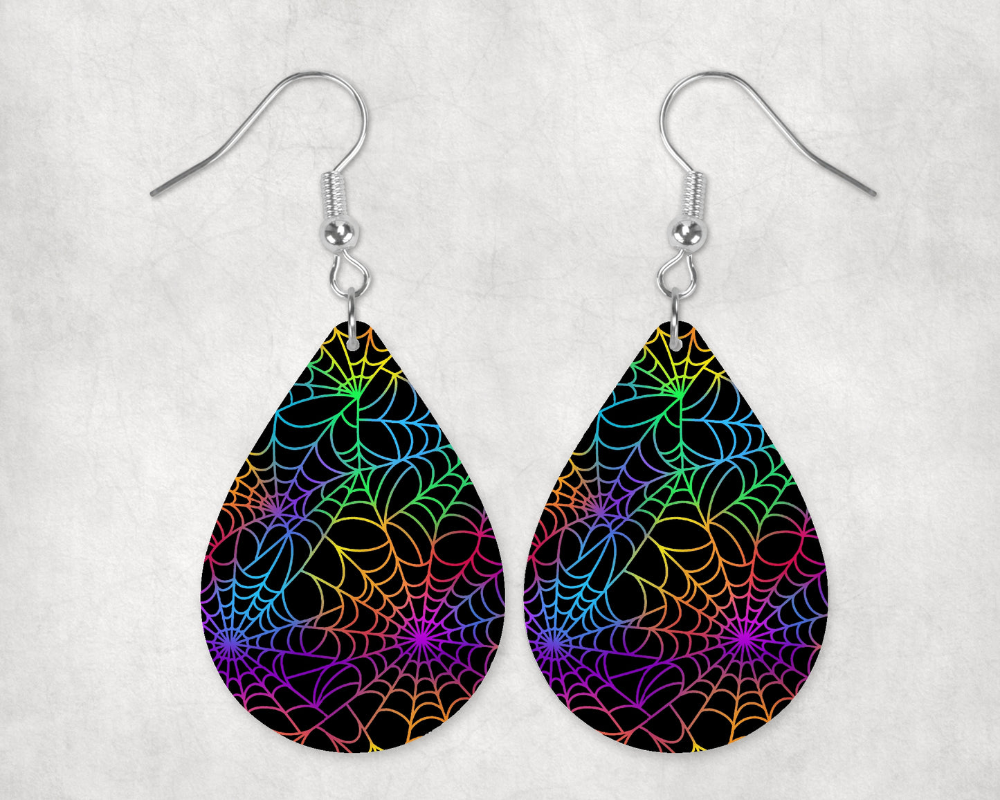 Rainbow Spiderwebs Eyewear Frame Toppers