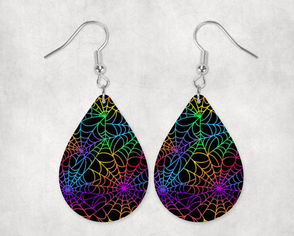 Rainbow Spiderwebs Eyewear Frame Toppers