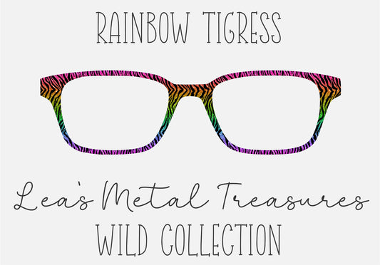 RAINBOW TIGRESS Eyewear Frame Toppers COMES WITH MAGNETS
