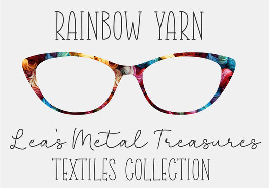 RAINBOW YARN Eyewear Frame Toppers COMES WITH MAGNETS