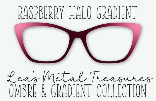 RASPBERRY HALO GRADIENT Eyewear Frame Toppers • NOVEMBER 2025 TOPPER OF THE MONTH