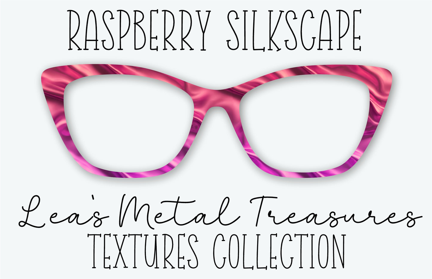 RASPBERRY SILKSCAPE Eyewear Frame Toppers