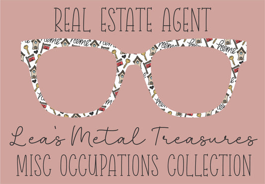 Real Estate Agent Eyewear Frame Toppers COMES WITH MAGNETS
