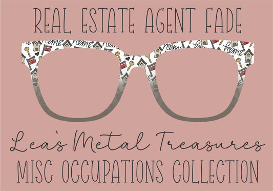 Real Estate Agent Fade Eyewear Frame Toppers COMES WITH MAGNETS