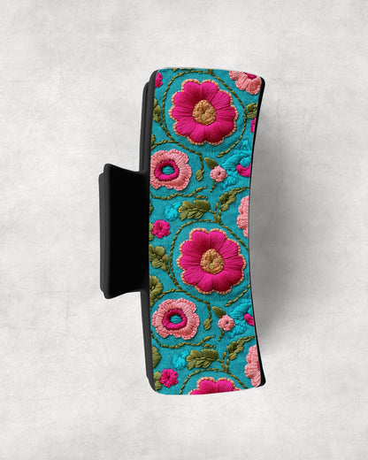 Rebecca's Embroidered Flowers • Magnetic Eyeglasses Toppers