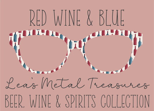 RED WINE AND BLUE Eyewear Frame Toppers COMES WITH MAGNETS