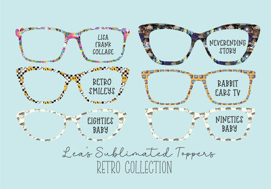 EIGHTIES BABY Eyewear Frame Toppers COMES WITH MAGNETS
