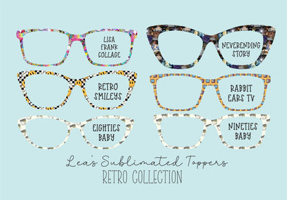 RABBIT EARS TV Eyewear Frame Toppers COMES WITH MAGNETS