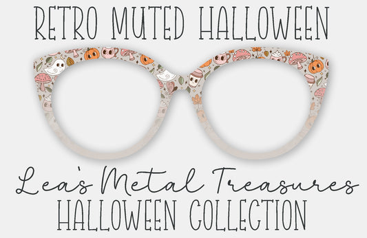Retro Muted Halloween Magnetic Eyewear Frame Toppers - September 25 Topper of the Month