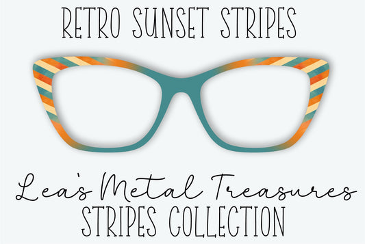 RETRO SUNSET STRIPES Eyewear Frame Toppers • Subscription Box Semi Exclusive COMING JUNE 2026