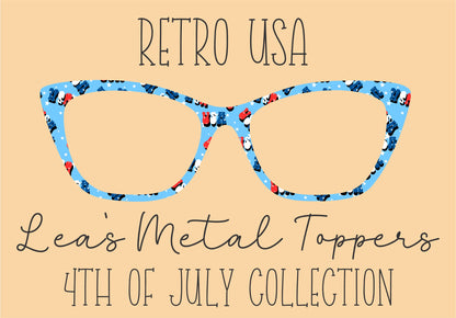 RETRO USA Eyewear Frame Toppers COMES WITH MAGNETS