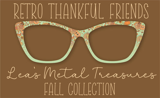 Retro Thankful Friends Eyewear Frame Toppers COMES WITH MAGNETS