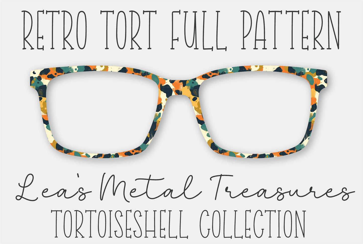 Retro Tort Eyewear Frame Toppers COMES WITH MAGNETS