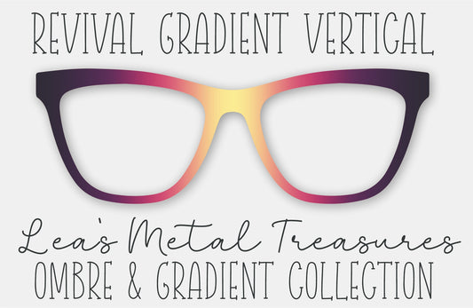 Revival Vertical Gradient • Magnetic Eyeglasses Toppers