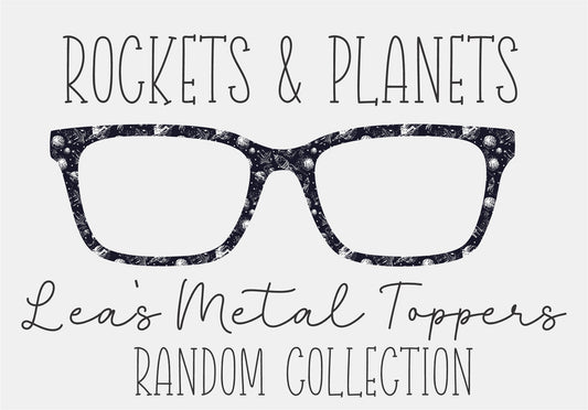 ROCKETS AND PLANETS Eyewear Frame Toppers COMES WITH MAGNETS
