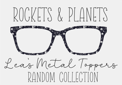 ROCKETS AND PLANETS Eyewear Frame Toppers COMES WITH MAGNETS