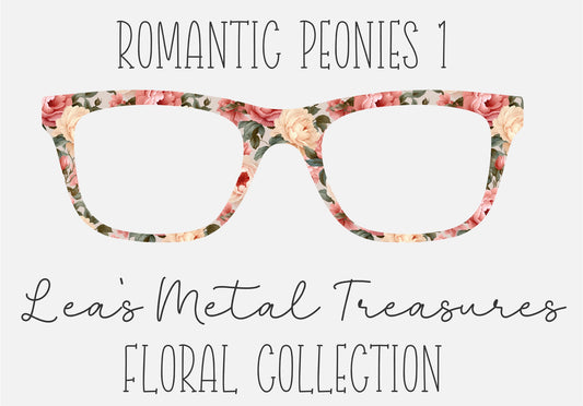 ROMANTIC PEONIES 1 Eyewear Frame Toppers COMES WITH MAGNETS