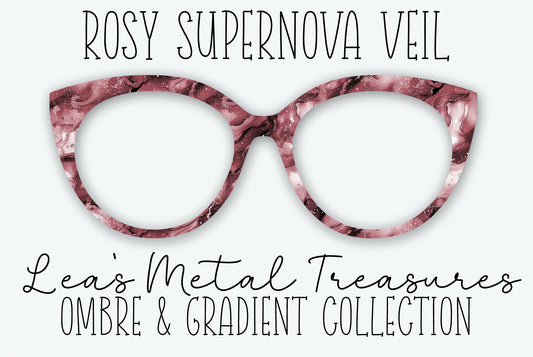 ROSY SUPERNOVA VEIL Eyewear Frame Toppers - AUGUST 2026 TOPPER OF THE MONTH
