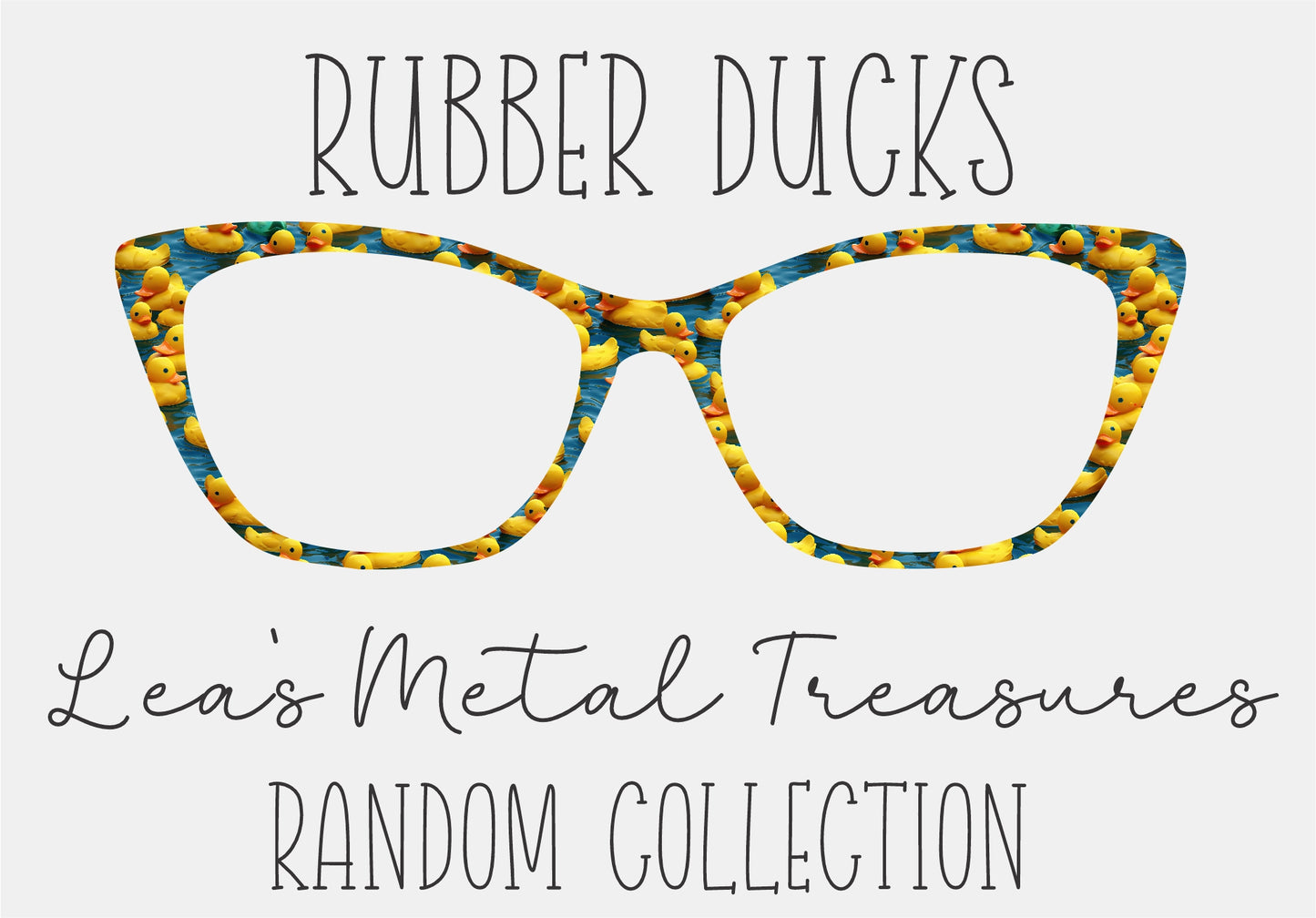 RUBBER DUCKS Eyewear Frame Toppers COMES WITH MAGNETS