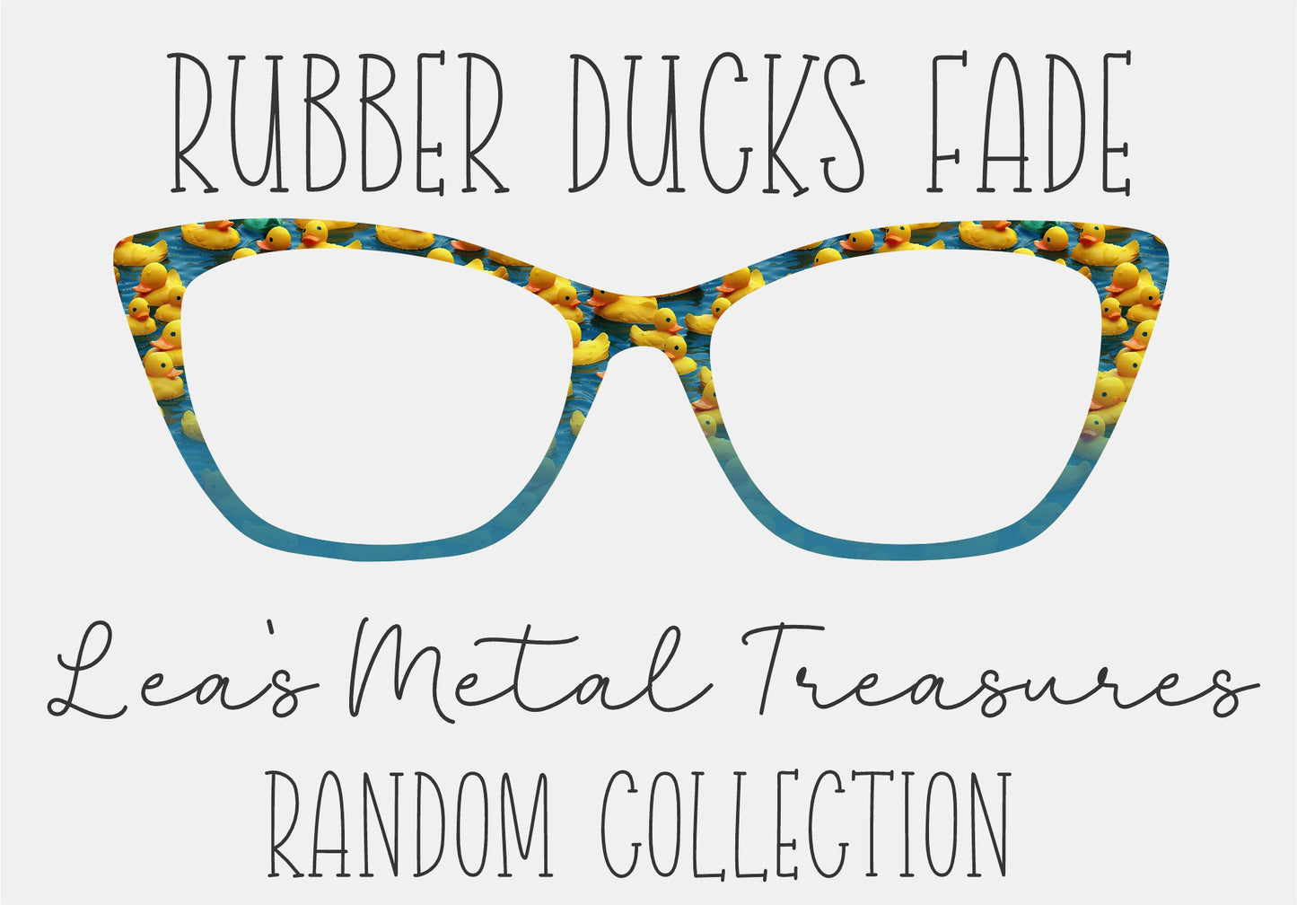 RUBBER DUCKS FADE Eyewear Frame Toppers COMES WITH MAGNETS
