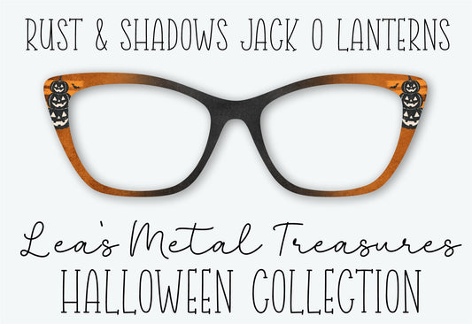 RUST & SHADOWS JACK O LANTERNS Eyewear Frame Toppers