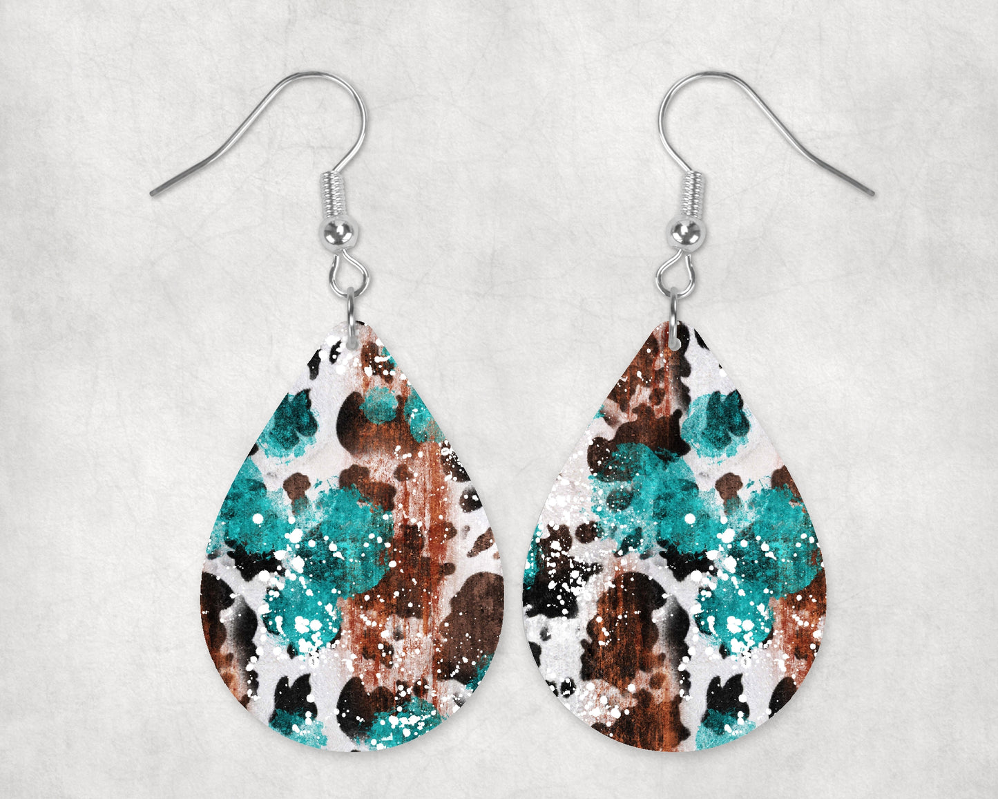 Rusted Teal Cow Hide • Magnetic Eyeglasses Toppers