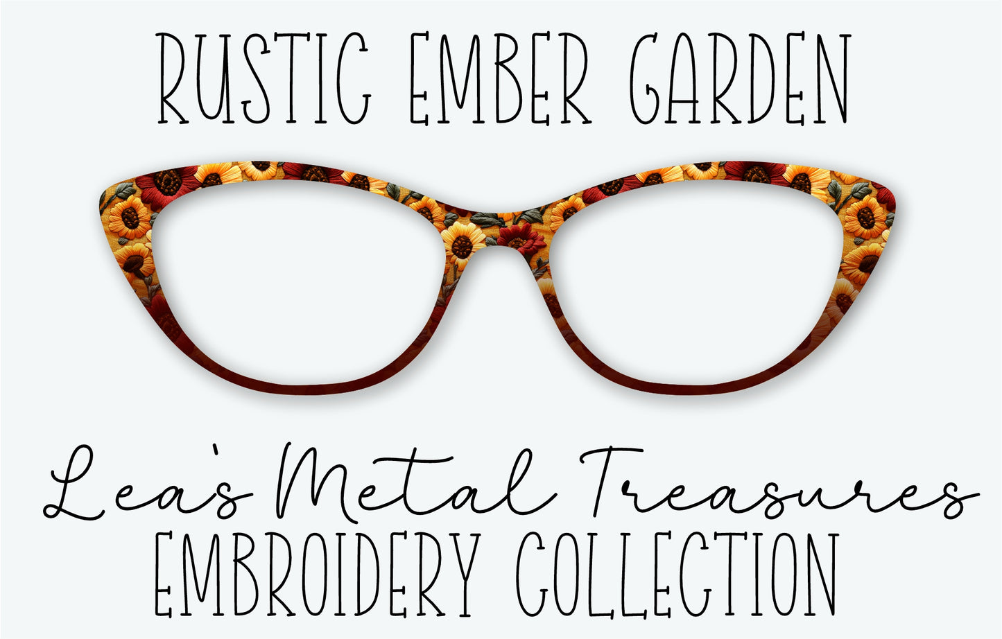 Rustic Ember Garden Eyewear Frame Toppers