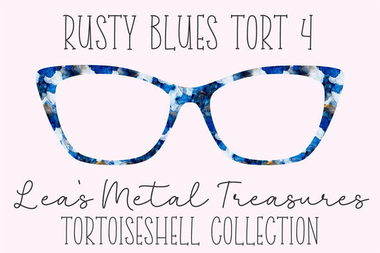 Rusty Blues Tort 4 Eyewear Frame Toppers COMES WITH MAGNETS