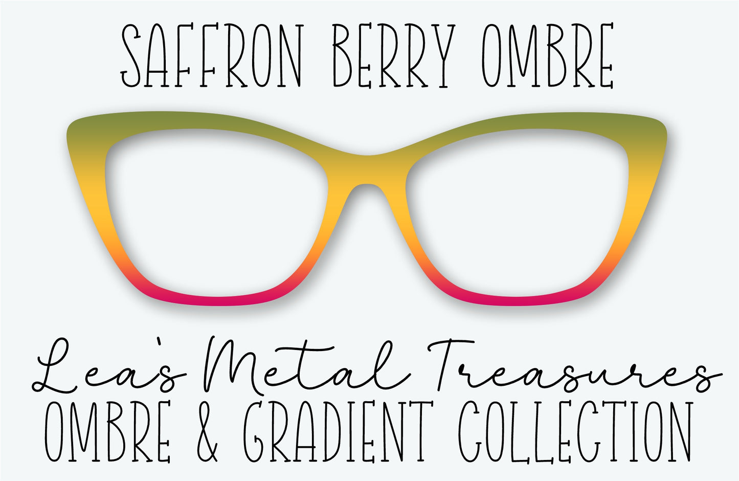 SAFFRON BERRY OMBRE Eyewear Frame Toppers