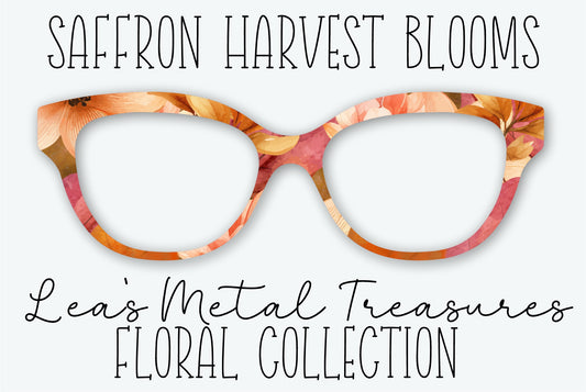 SAFFRON HARVEST BLOOMS Eyewear Frame Toppers - AUGUST 2026 TOPPER OF THE MONTH