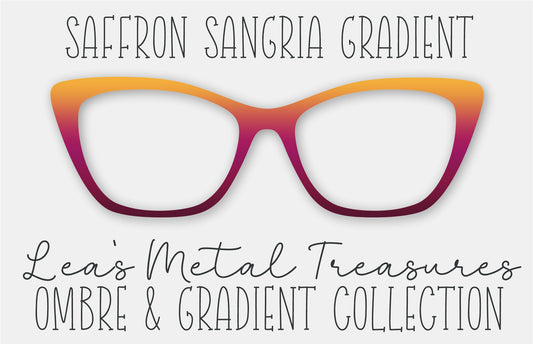 SAFFRON SANGRIA GRADIENT Eyewear Frame Toppers