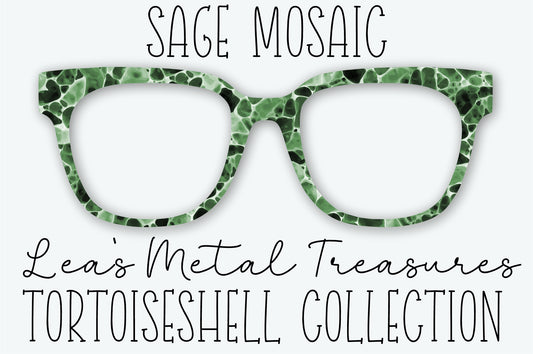 SAGE MOSAIC Tort Inspired Eyewear Frame Toppers SEPTEMBER 2026 TOPPER OF THE MONTH