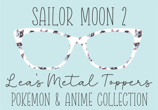 SAILOR MOON 2 Eyewear Frame Toppers COMES WITH MAGNETS