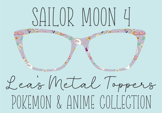 SAILOR MOON 4 Eyewear Frame Toppers COMES WITH MAGNETS