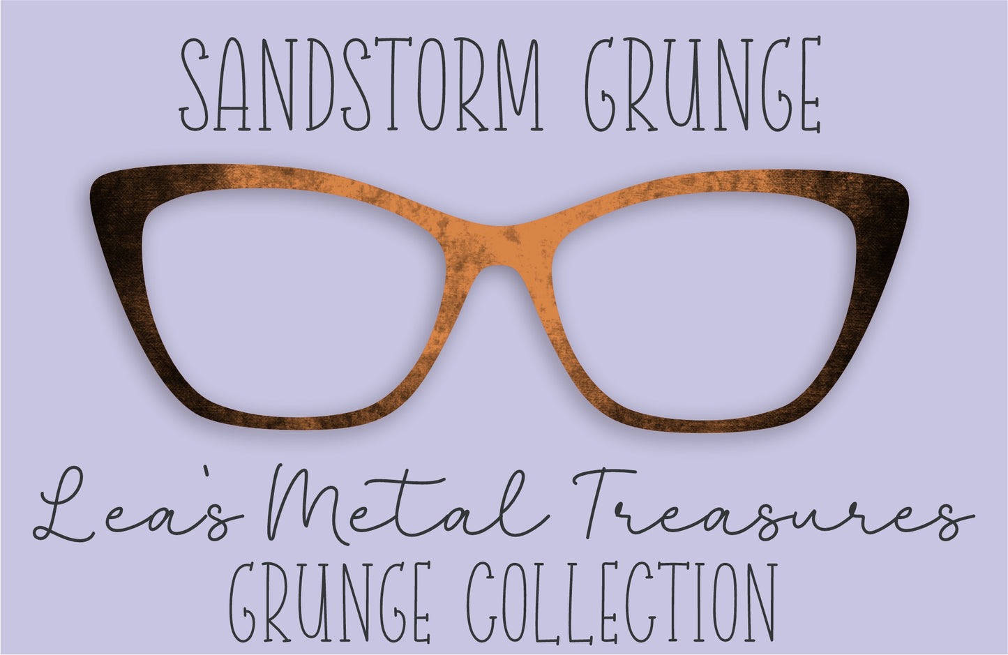 Sandstorm Grunge Eyewear Frame Toppers