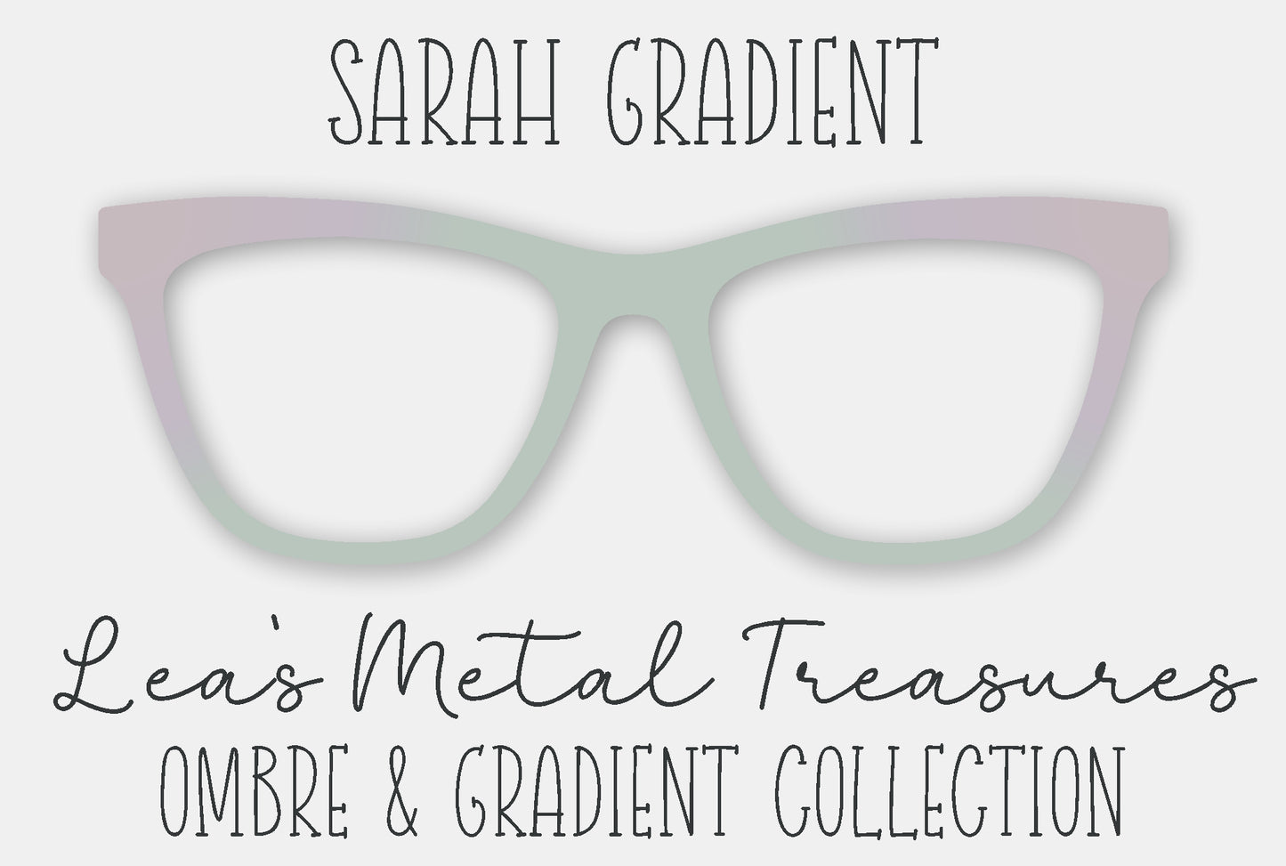 Sarah Gradient Eyewear Frame Toppers