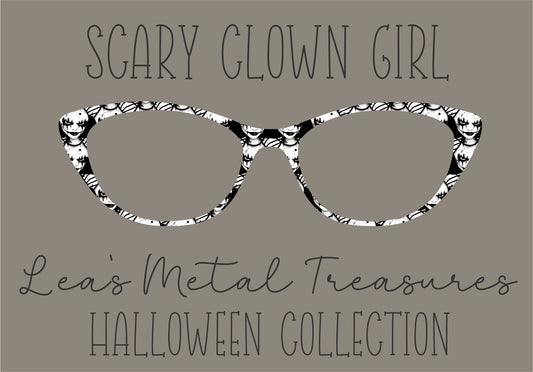 SCARY CLOWN GIRL Eyewear Frame Toppers COMES WITH MAGNETS
