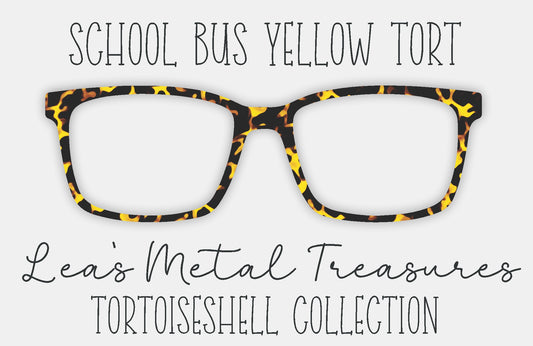 School Bus Yellow Tort Eyewear Frame Toppers