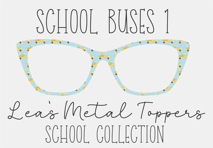 SCHOOL BUS 1 Eyewear Frame Toppers COMES WITH MAGNETS