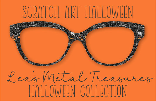 Scratch Art Halloween Eyewear Frame Toppers COMES WITH MAGNETS