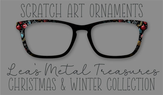 Scratch Art Ornaments Eyewear Frame Toppers