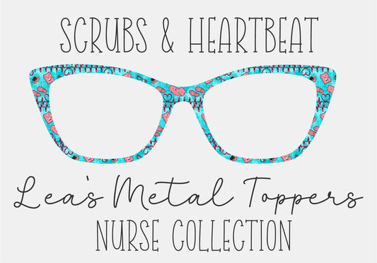 SCRUBS AND HEARTBEAT Eyewear Frame Toppers COMES WITH MAGNETS