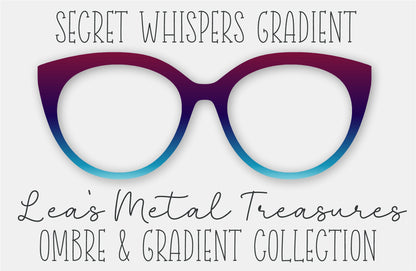 Secret Whispers Gradient Eyewear Frame Toppers
