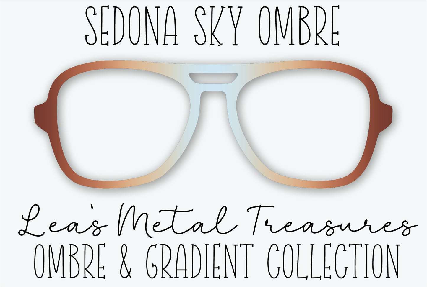 Sedona Sky Ombre Eyewear Frame Toppers