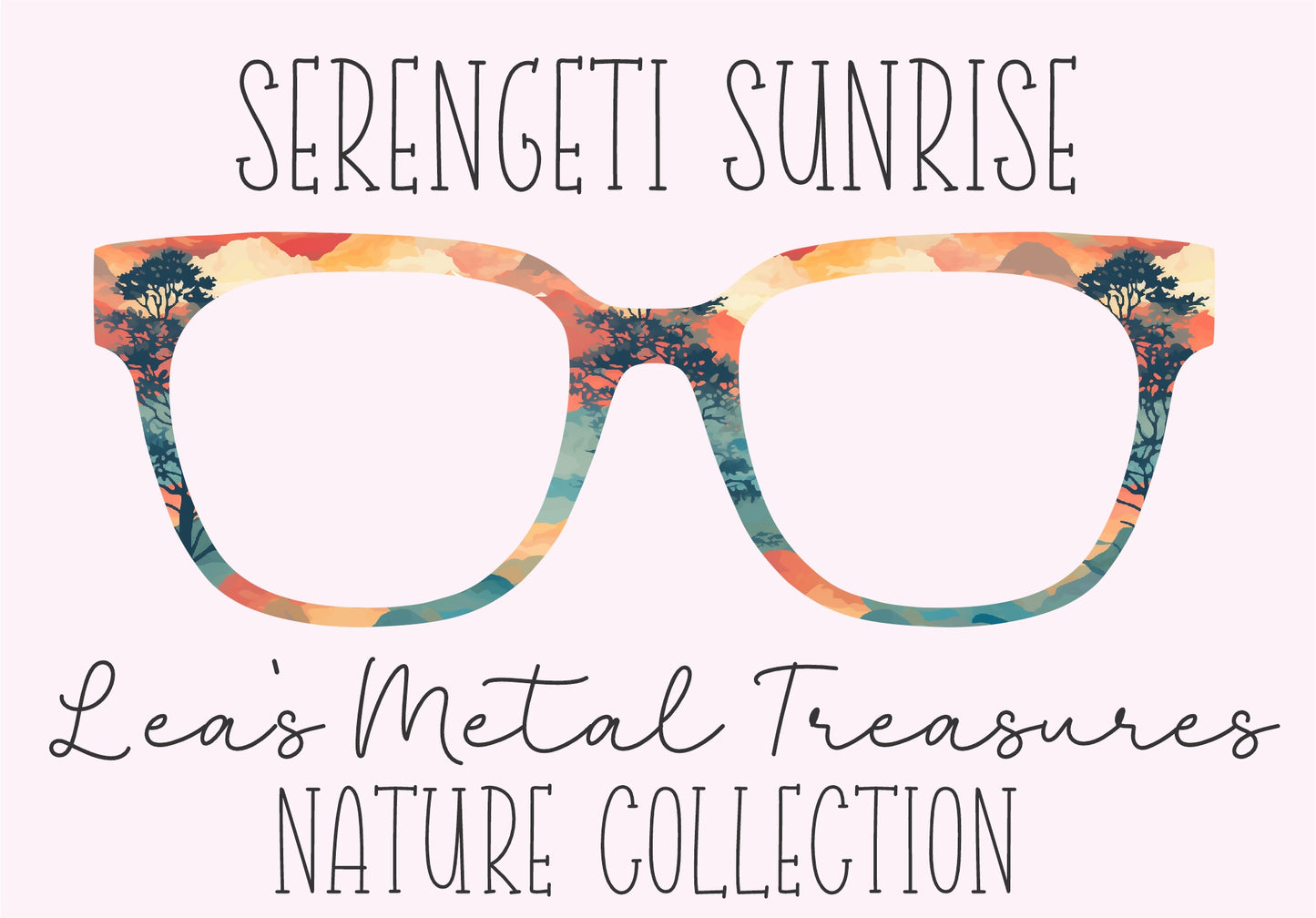 SERENGETI SUNRISE Eyewear Frame Toppers COMES WITH MAGNETS