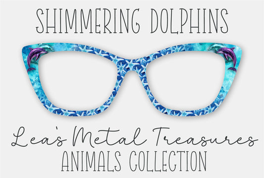 Shimmering Dolphins  • Magnetic Eyeglasses Toppers