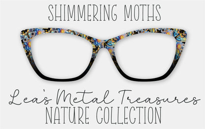 Shimmering Moths Eyewear Frame Toppers