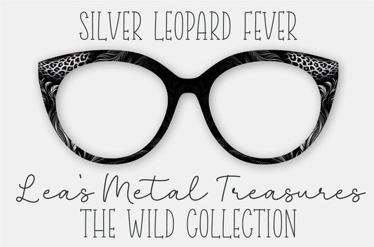 Silver Leopard Fever Eyewear Frame Toppers