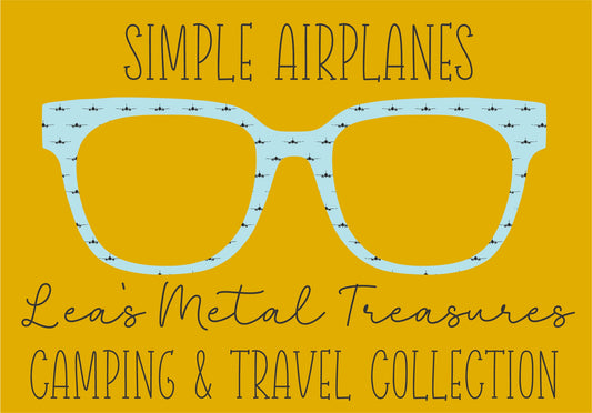 SIMPLE AIRPLANES Eyewear Frame Toppers COMES WITH MAGNETS